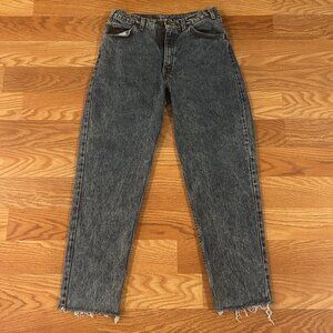 RARE Vintage USA made Levi's Grand Silver Medal Acid Wash Jeans (measures 32x30)